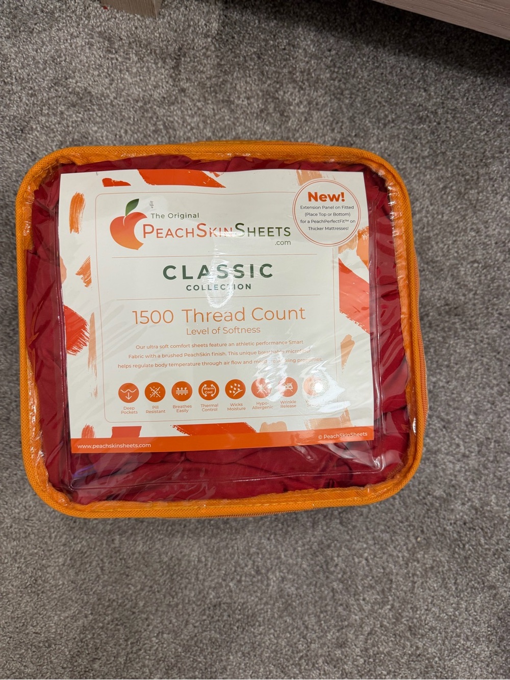 Peach Skin Sheets in King